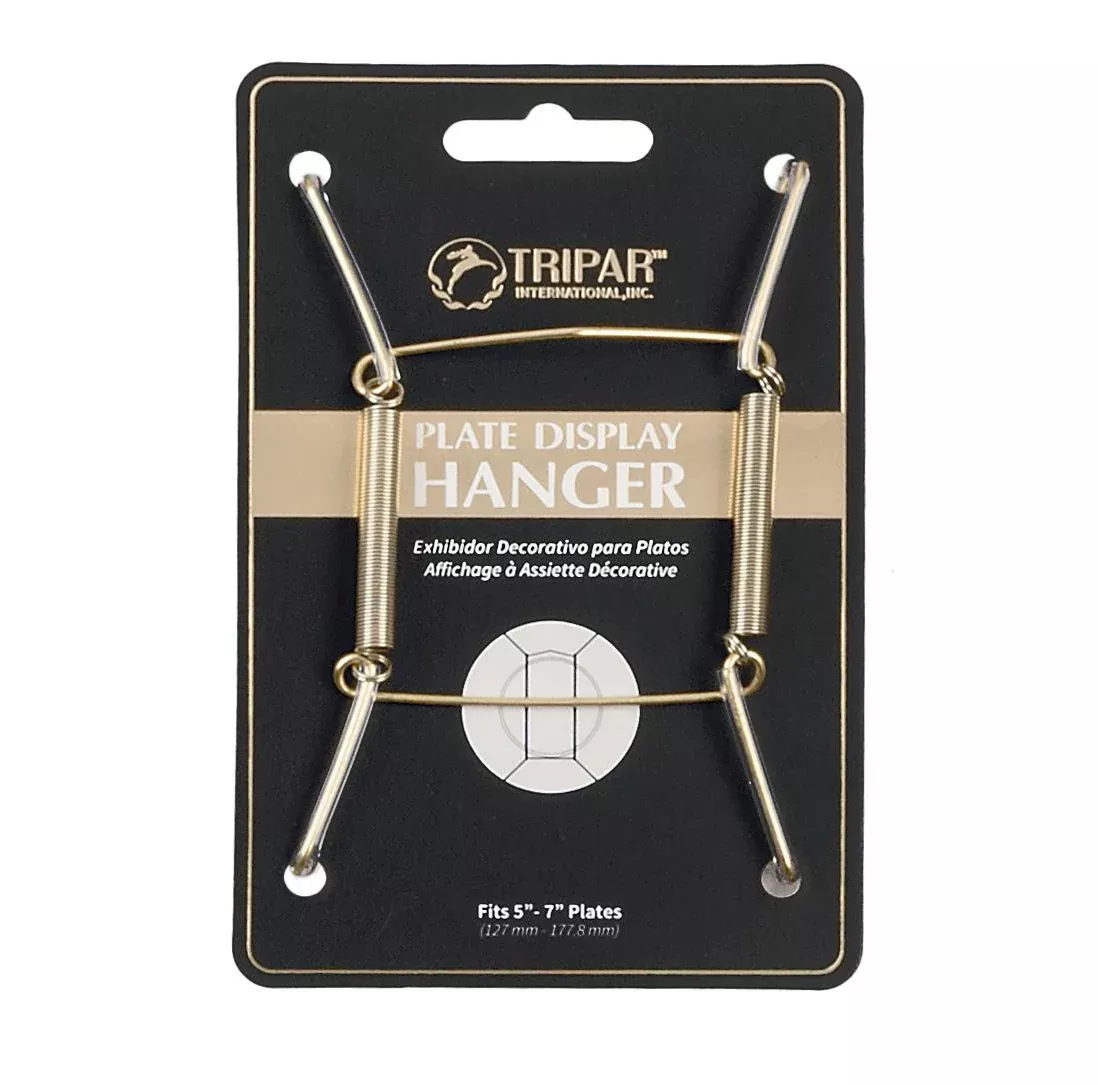 Tripar Brass Wire Plate Display Hanger – 5"-7"