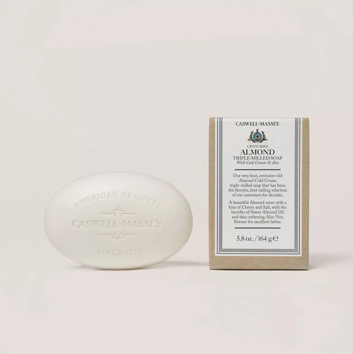 Triple-Milled Almond Soap Bar