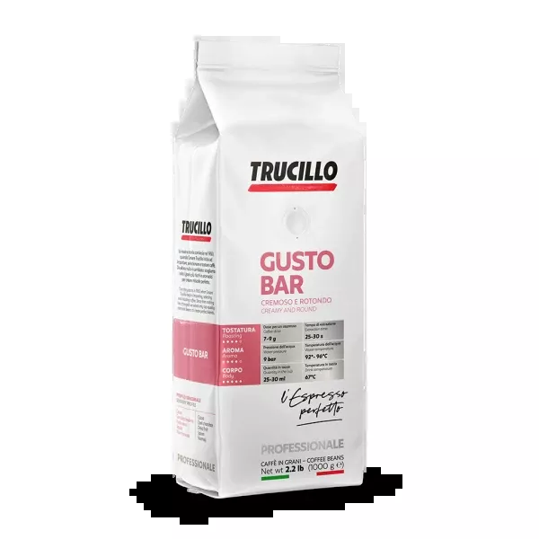 Trucillo Gusto Bar Cremoso E Rotondo Coffee Beans 1kg