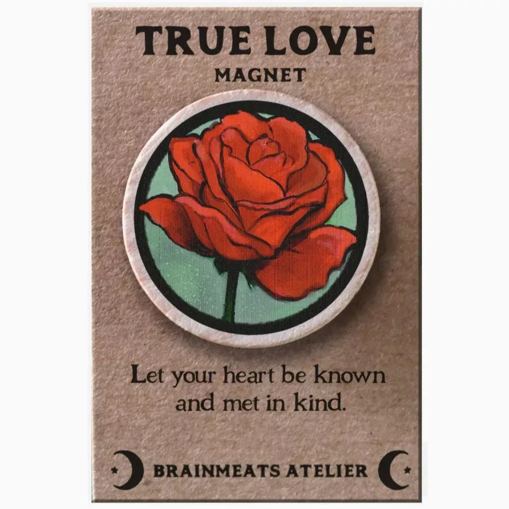 True Love Magnet - Rose Token for Devotion & Connection