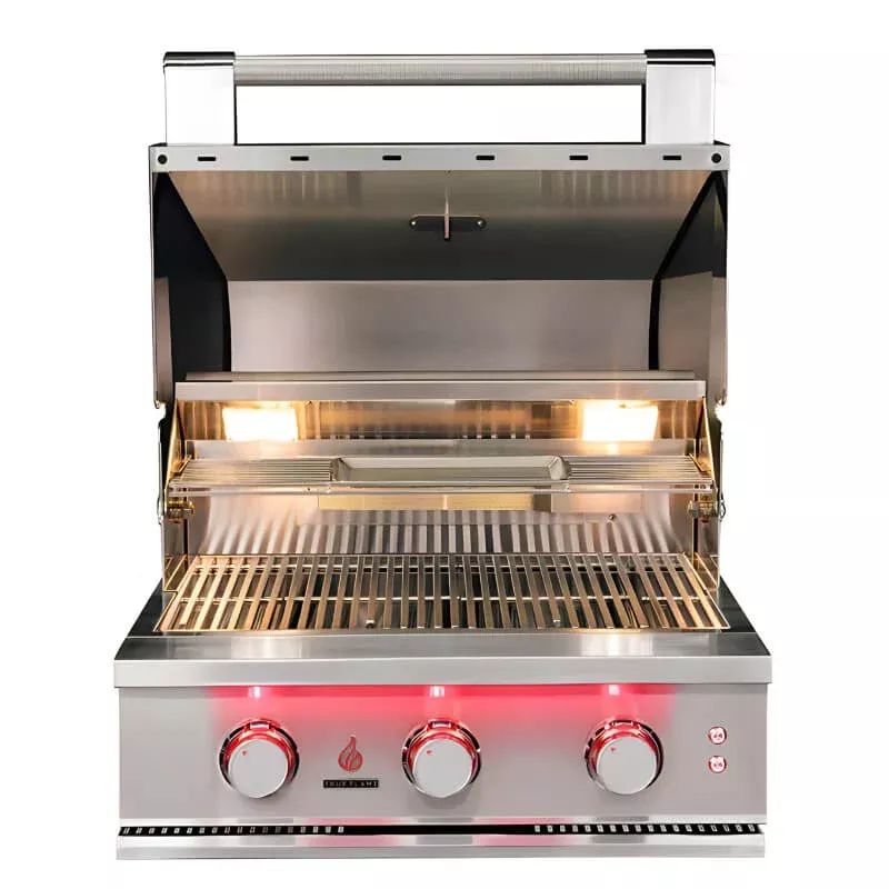 TrueFlame 25-Inch 3-Burner Built-In Gas Grill