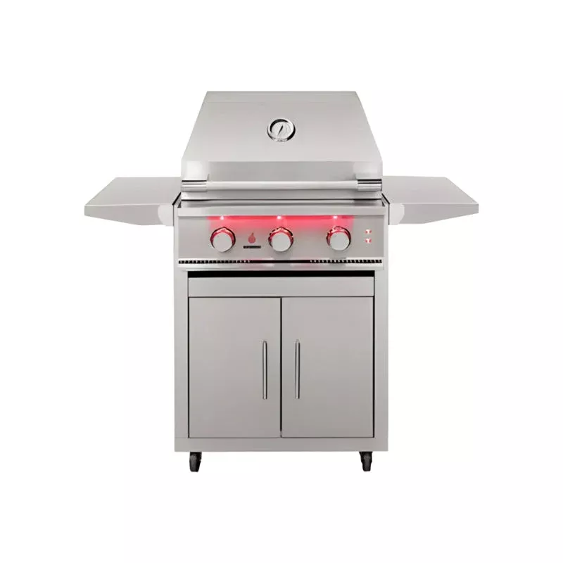 TrueFlame 25-Inch 3-Burner Freestanding Gas Grill
