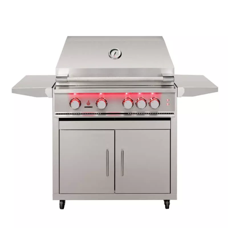 TrueFlame 32-Inch 4-Burner Freestanding Gas Grill