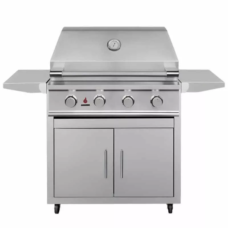 TrueFlame E Series 32-Inch 4-Burner Freestanding Gas Grill