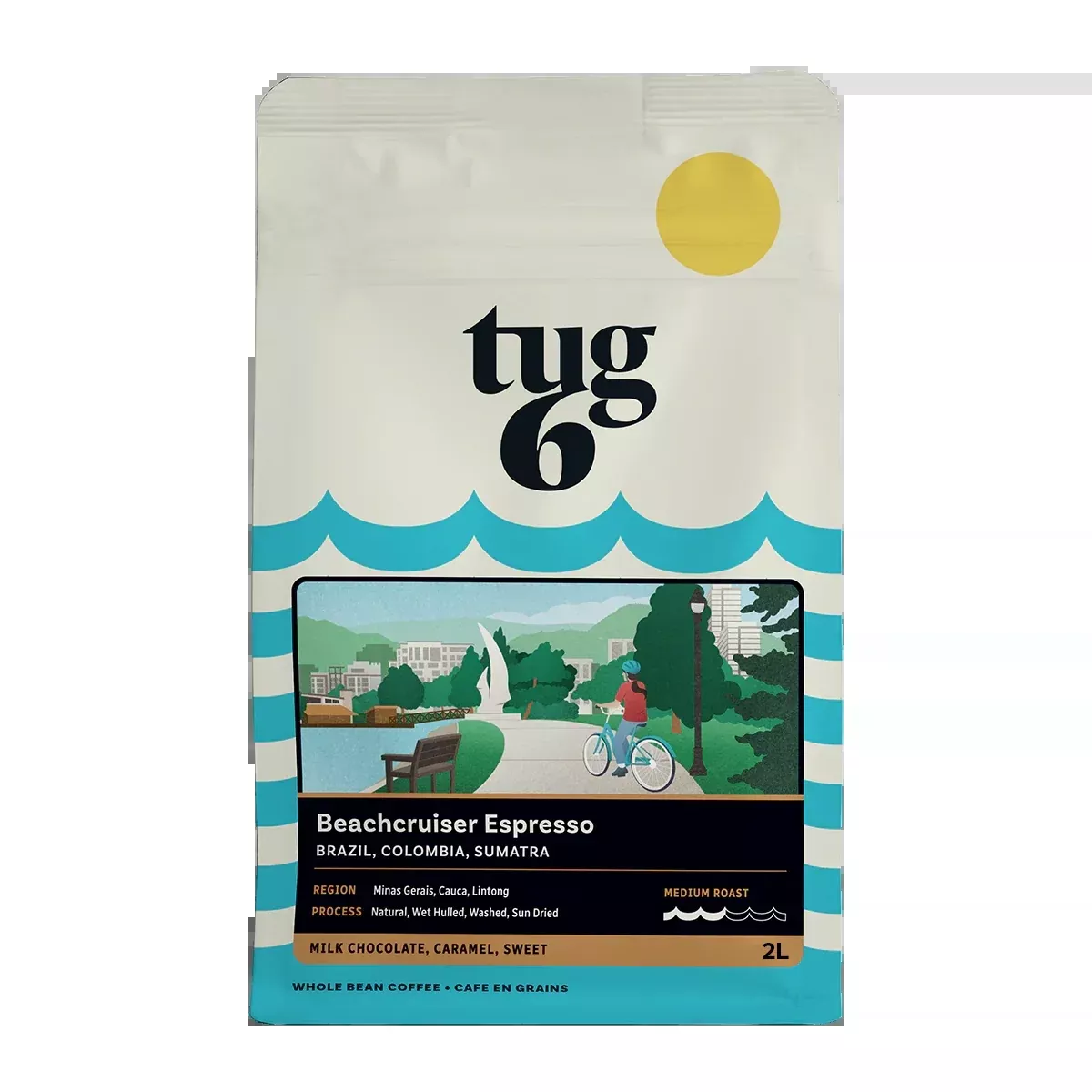 TUG6 Beachcruiser Espresso 2lb