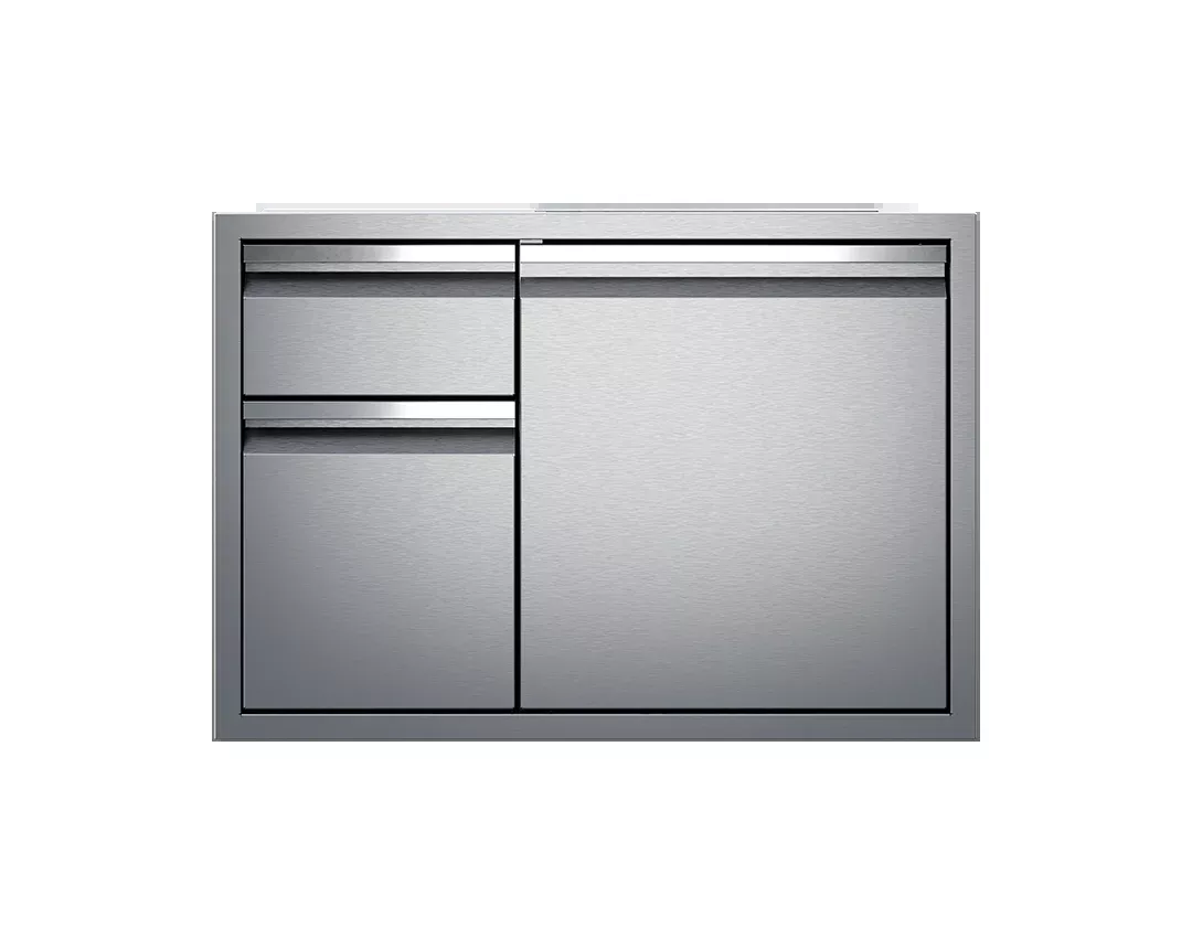 Twin Eagles 30 Inch Stainless Steel Double Drawer & Access Door Combo