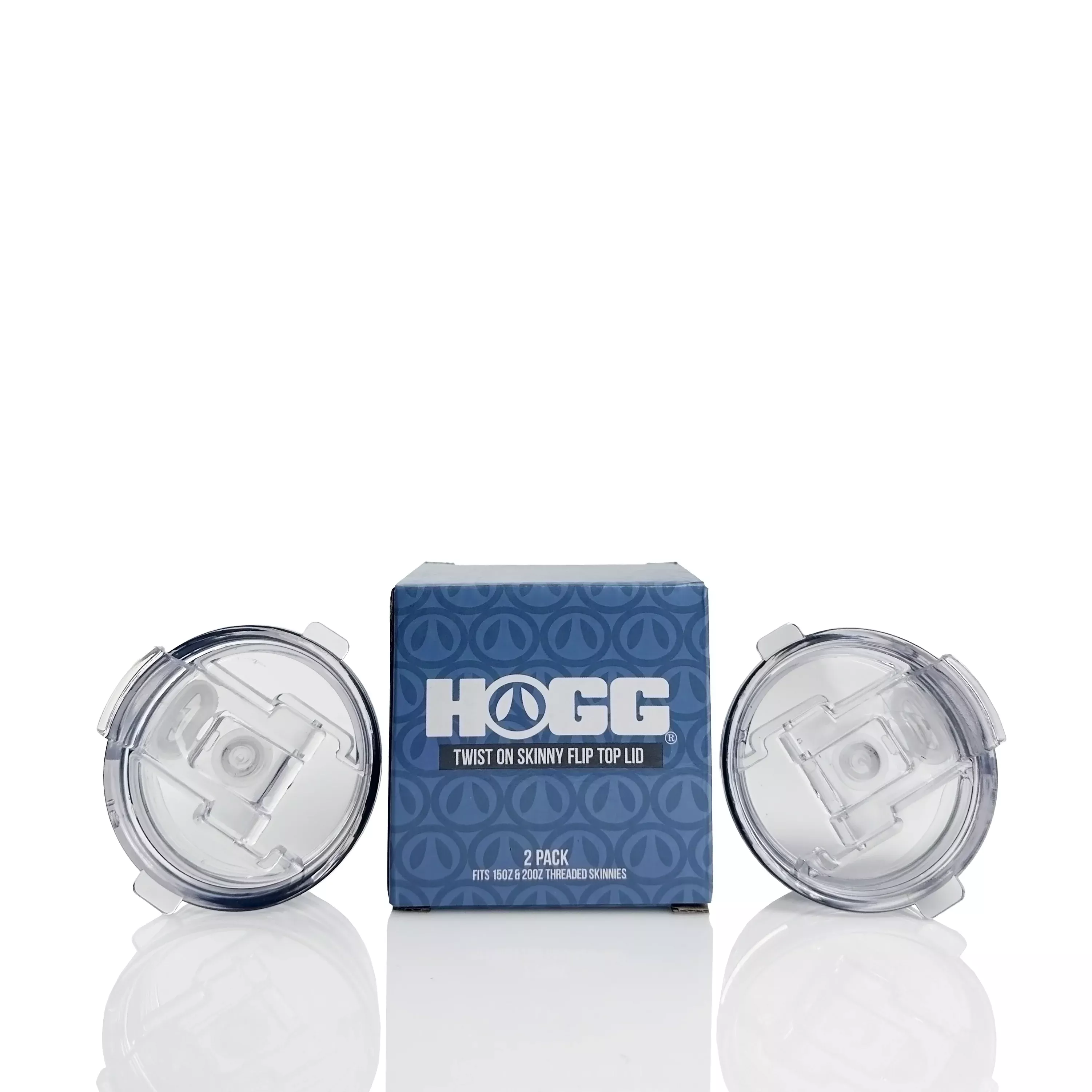 Twist on Skinny Flip Top Lid - 2 Pack