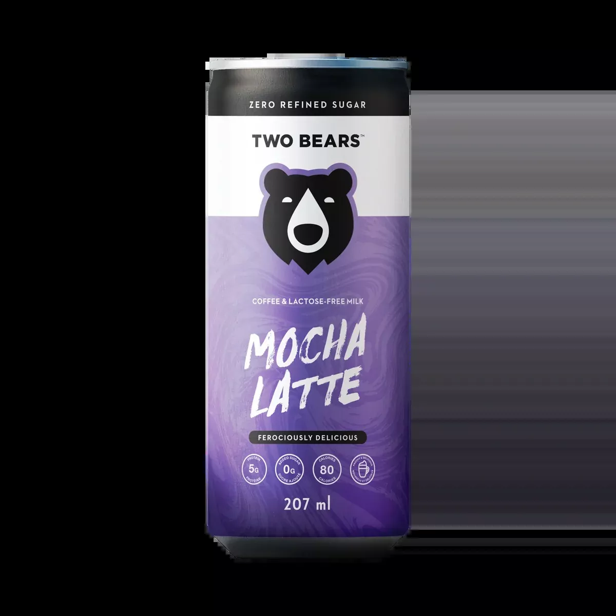 TWO BEARS - Lactose Free Dairy Mocha Flavoured Latte Coffee