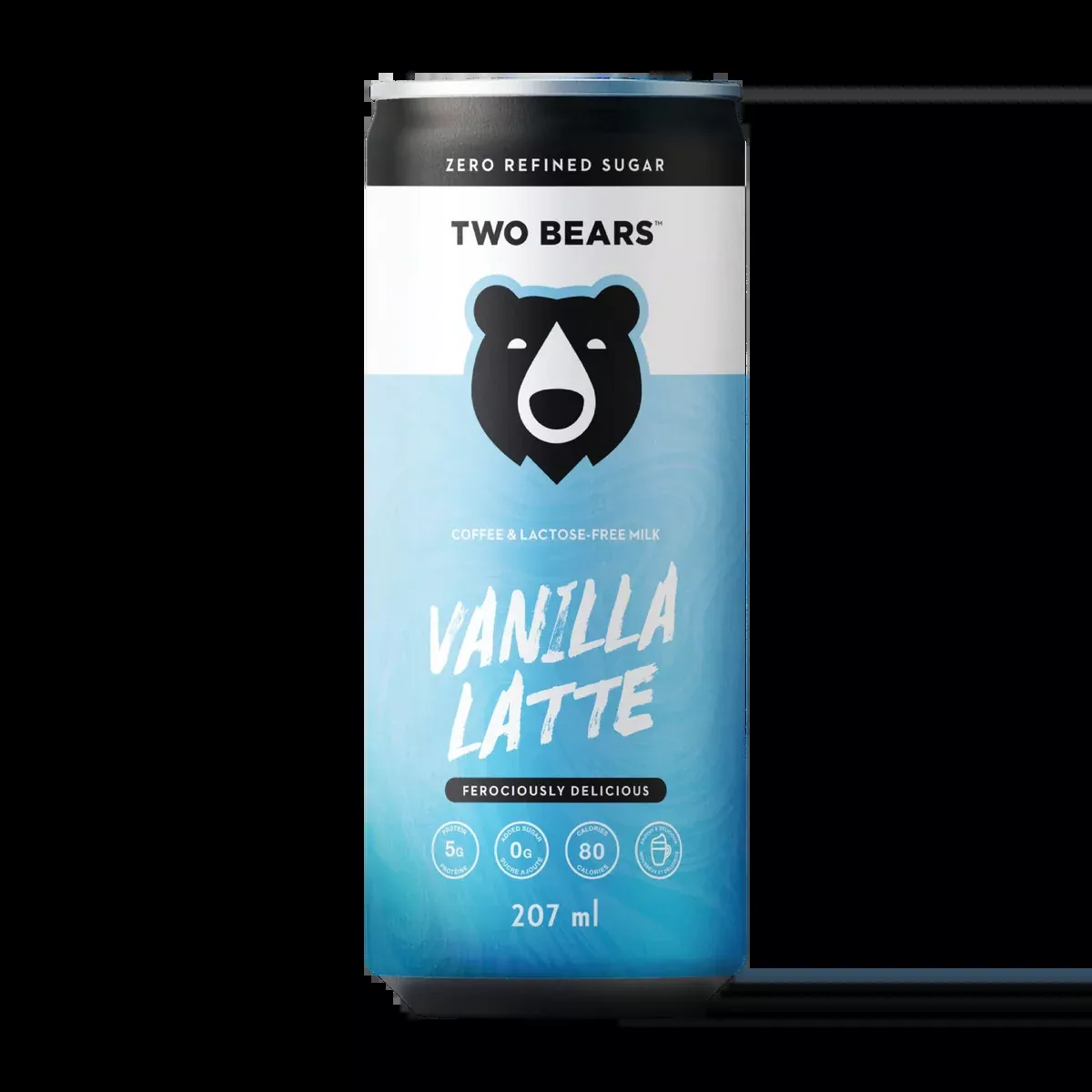 TWO BEARS - Lactose Free Dairy Vanilla Flavoured Latte Coffee