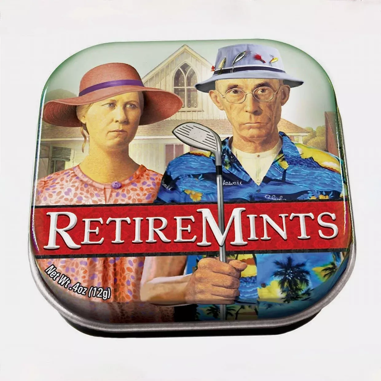 Two Tiny Tins of Retiremints Breath Mints