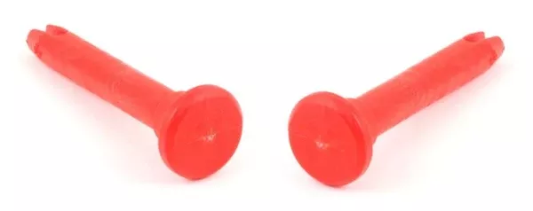 Ugolini Faucet Handle Pin, RED, 2 Pieces