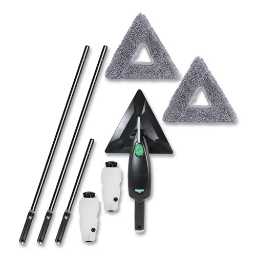 Unger UNGSRKB7 Stingray Refillable Microfiber Cleaning Kit with Carrying Bag (8/Kit)