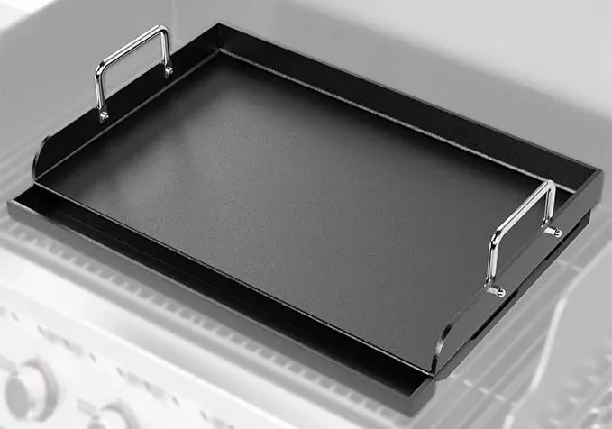 Universal Griddle for Gas Grill - 17" x 13" Nonstick Ceramic Coating Grill Griddle Insert for Gas Grill, Stove and Charcoal Grill, Flat Top Griddle Plate for Outdoor Grill/Camping/Tailgating