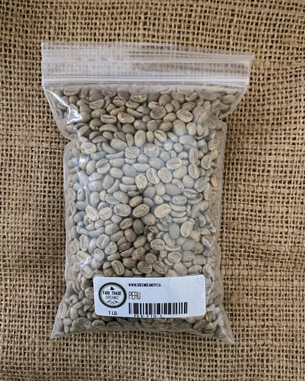 Unroasted - Peru Fairtrade Organic SHG