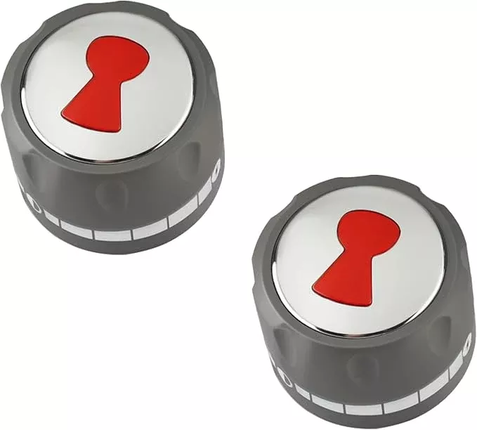 Upgraded 91537 Main Burner Gas Control Knob for Summit E/S-420,E/S-450,E/S-620,E/S-650,S-640 Compatible with Weber Summit Grill Knobs(2 Packs)