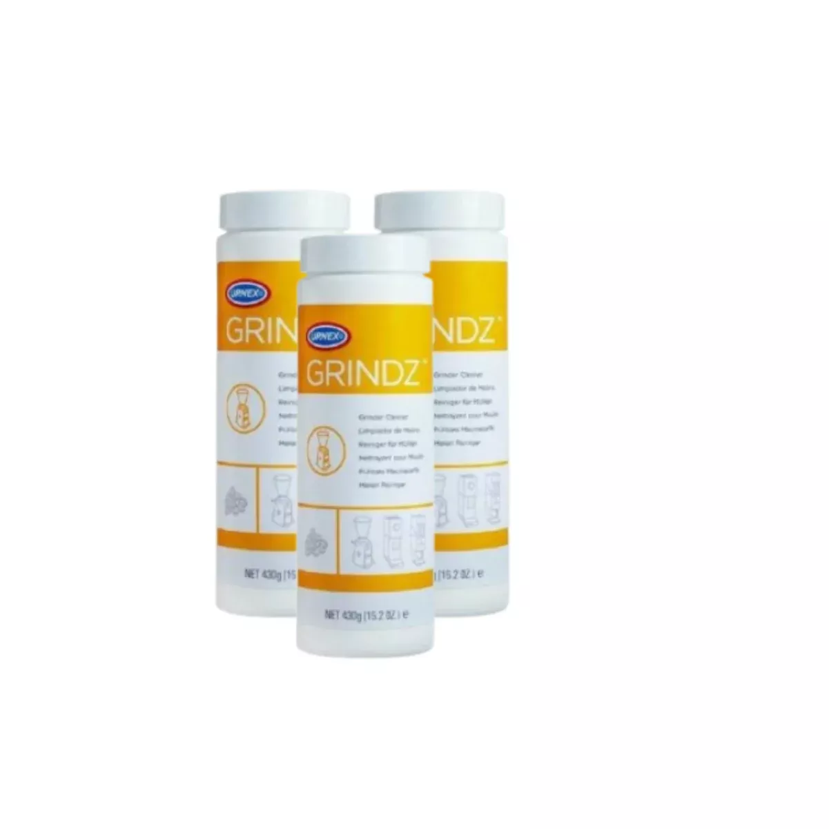 Urnex Grindz Coffee Grinder Cleaner Tablets (430g/15.2oz x 3)