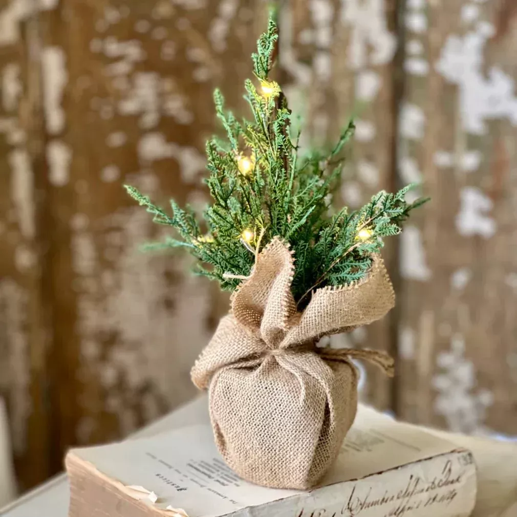 USB Powered 12" Starlit Cedar Tree