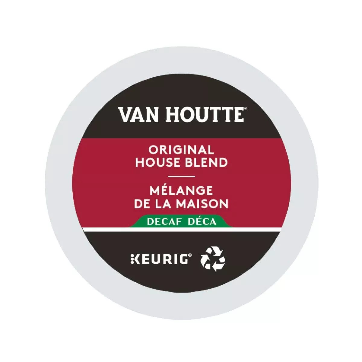 Van Houtte Decaf Original House Blend K-Cup Recyclable Pods (Case of 96)