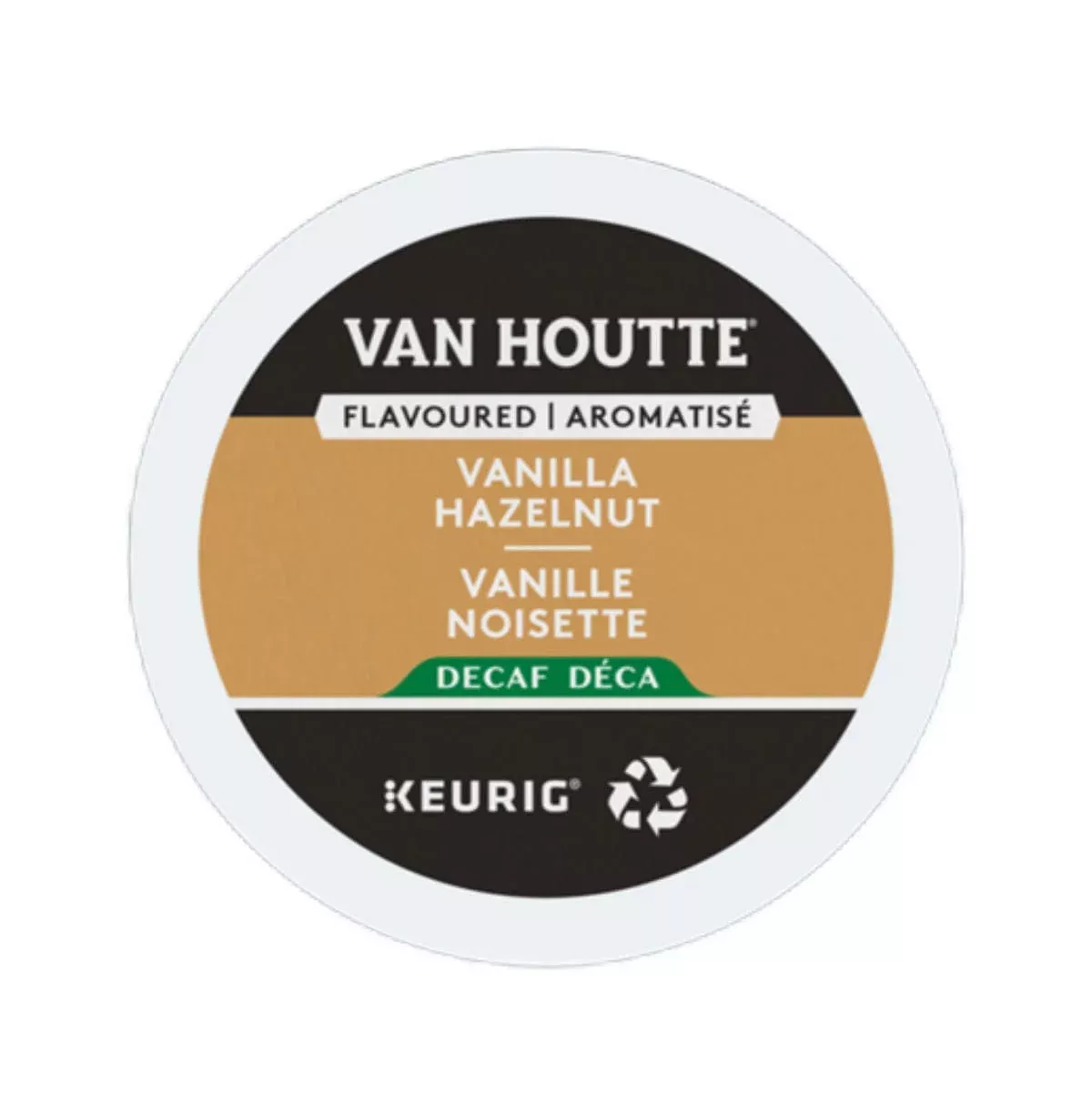Van Houtte Decaf. Vanilla Hazelnut K-Cup Pods (Box of 24)