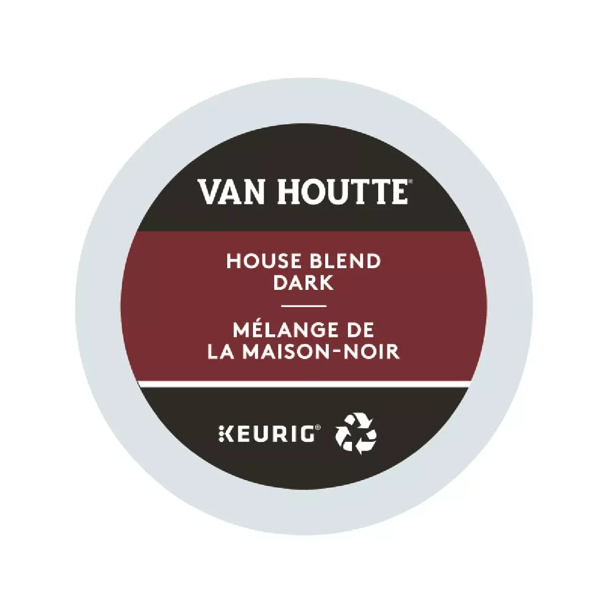 Van Houtte House Blend Dark K-Cup Recyclable Pods (Box of 24)