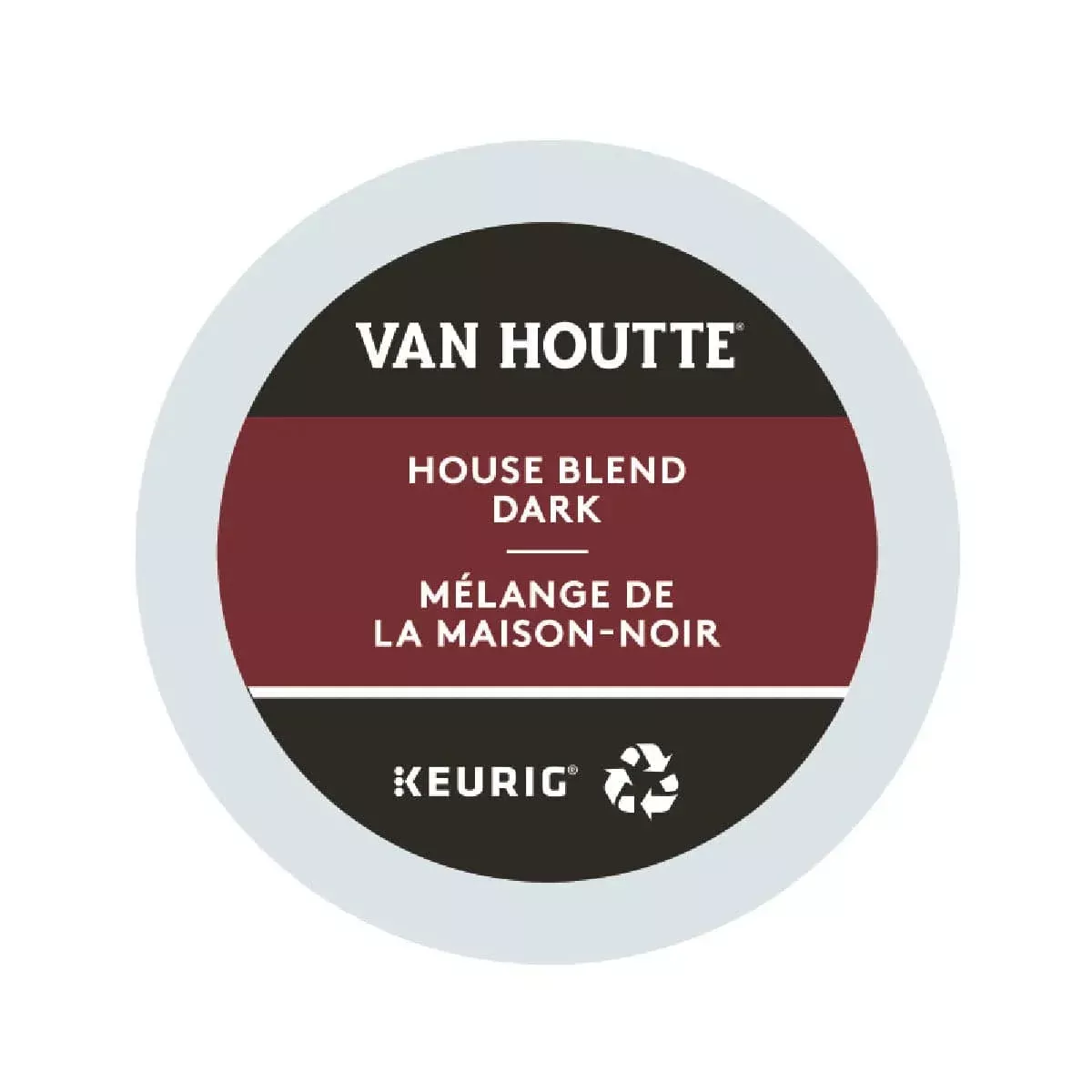 Van Houtte House Blend Dark K-Cup Recyclable Pods (Case of 96)