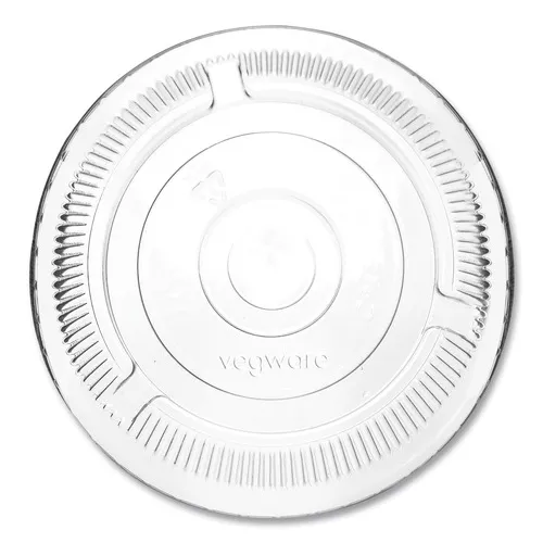 Vegware C96F-CH 96 Series Compostable Cold Cup Lids (1000/Carton)