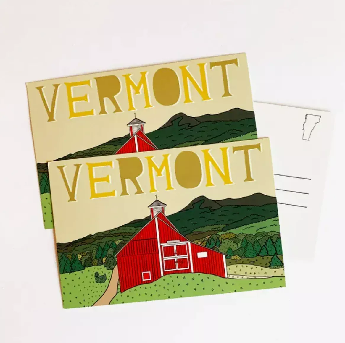 Vermont Barn Postcard