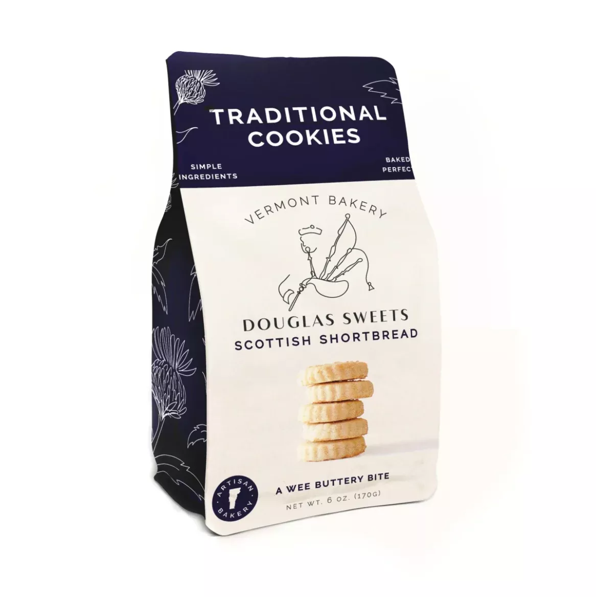 Vermont Made Traditional Shortbread Cookies