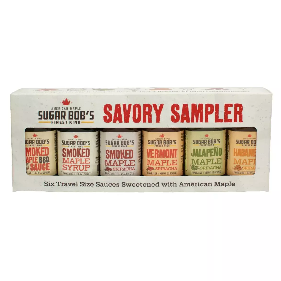 Vermont Maple Syrup Savory Hot Sauce Sampler