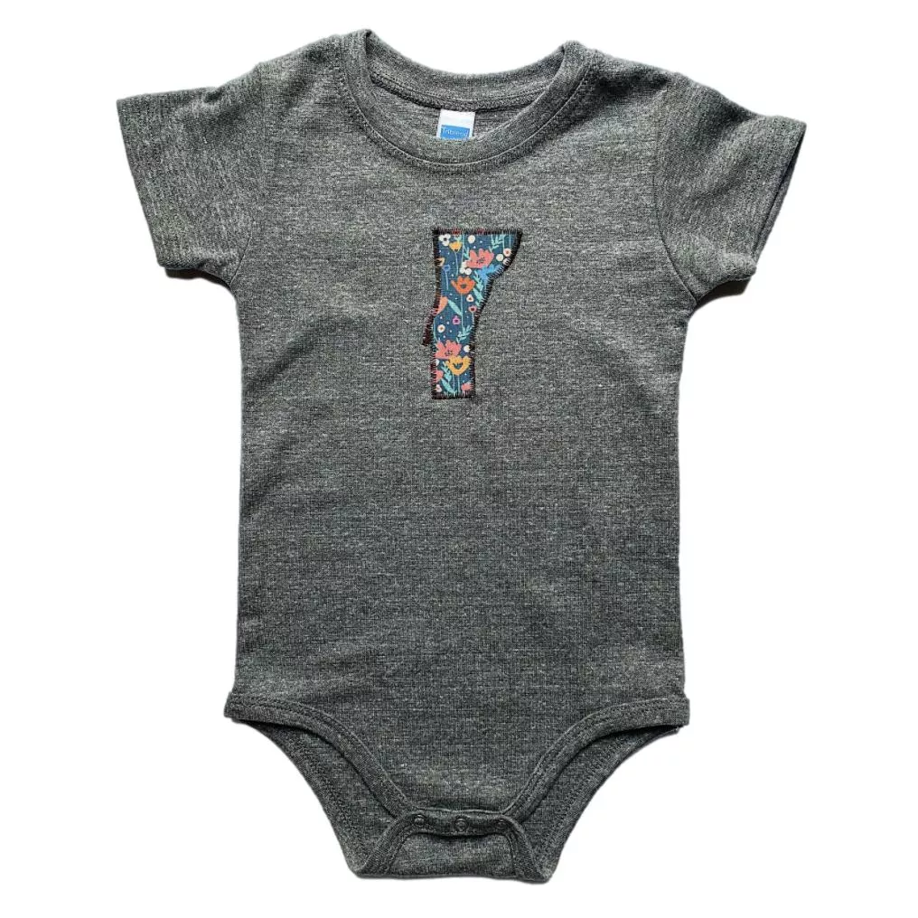 Vermont Wildflower Baby Onesie