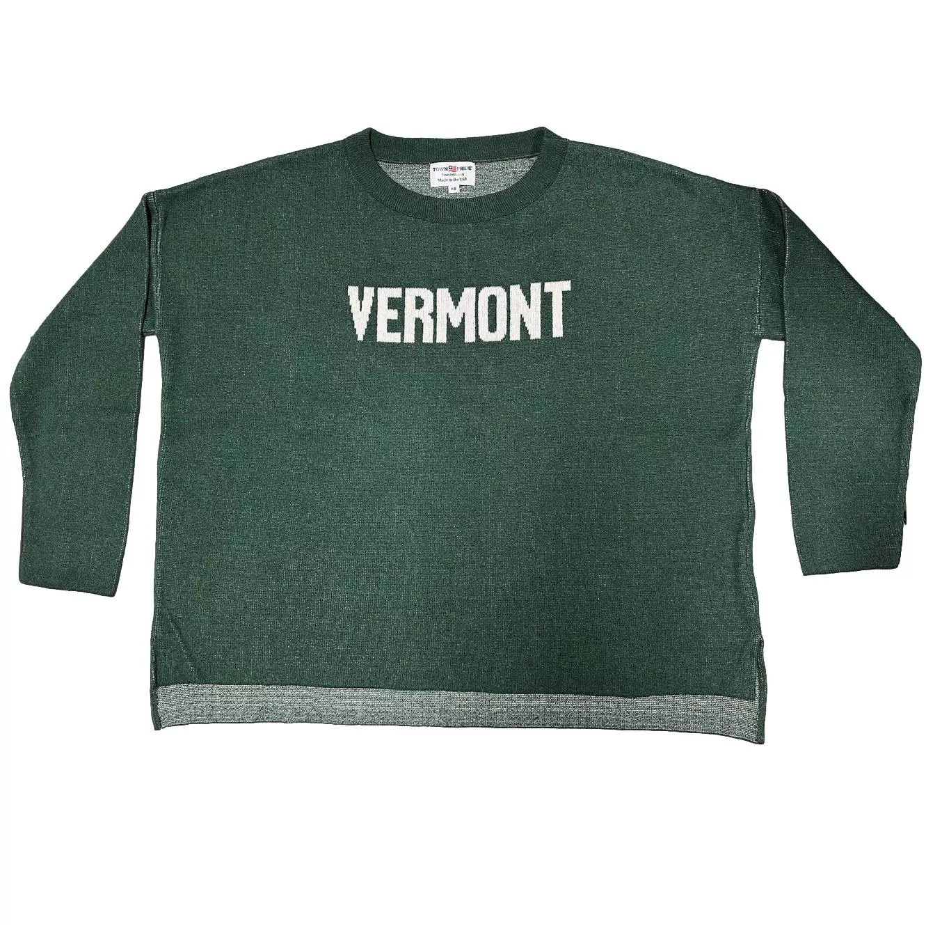 VERMONT Women's Everyday Relaxed Sweater - Hunter Green