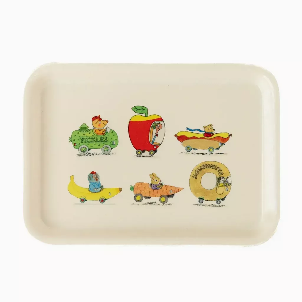 Vintage-Style Mini Trinket Tray - Richard Scarry Busy Town