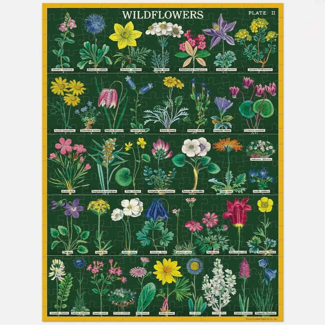 Vintage-Style Mini Wildflowers 240 Jigsaw Puzzle