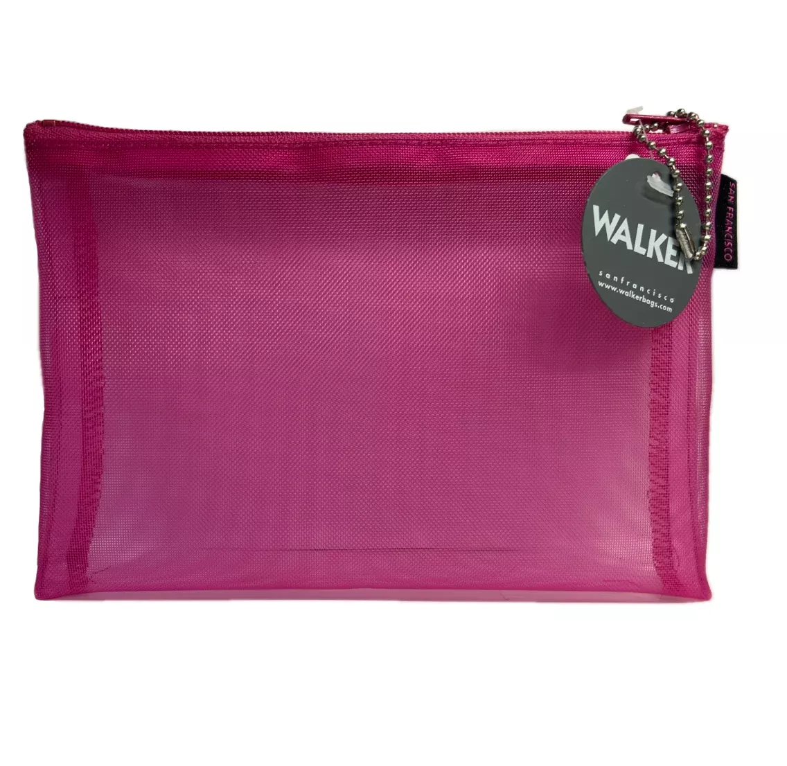 Walker Bags Color Mesh Zip Case– Fuchsia – 5x7in