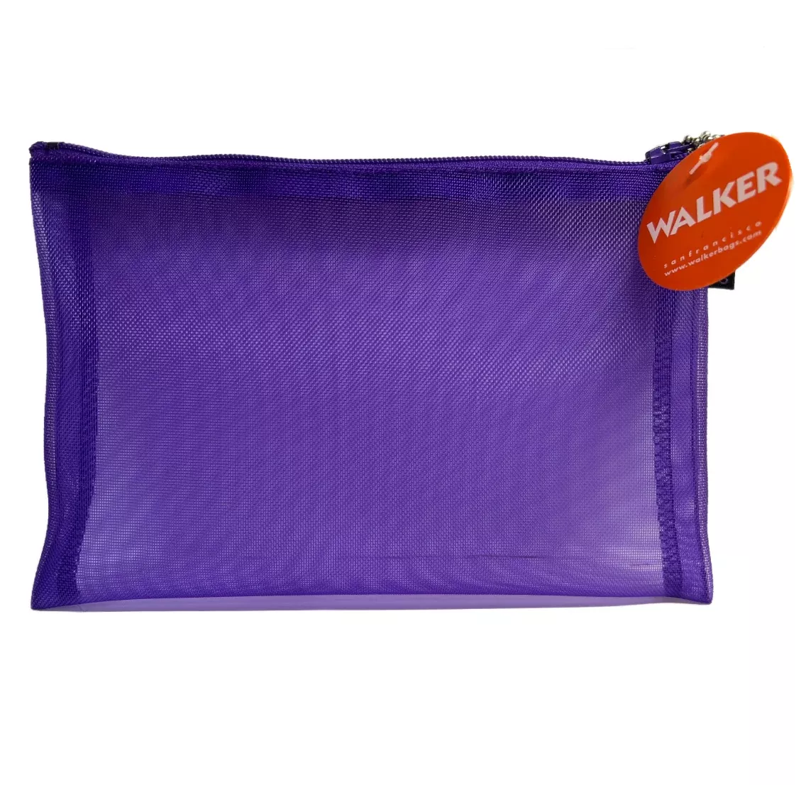 Walker Bags Color Mesh Zip Case– Purple – 5x7in