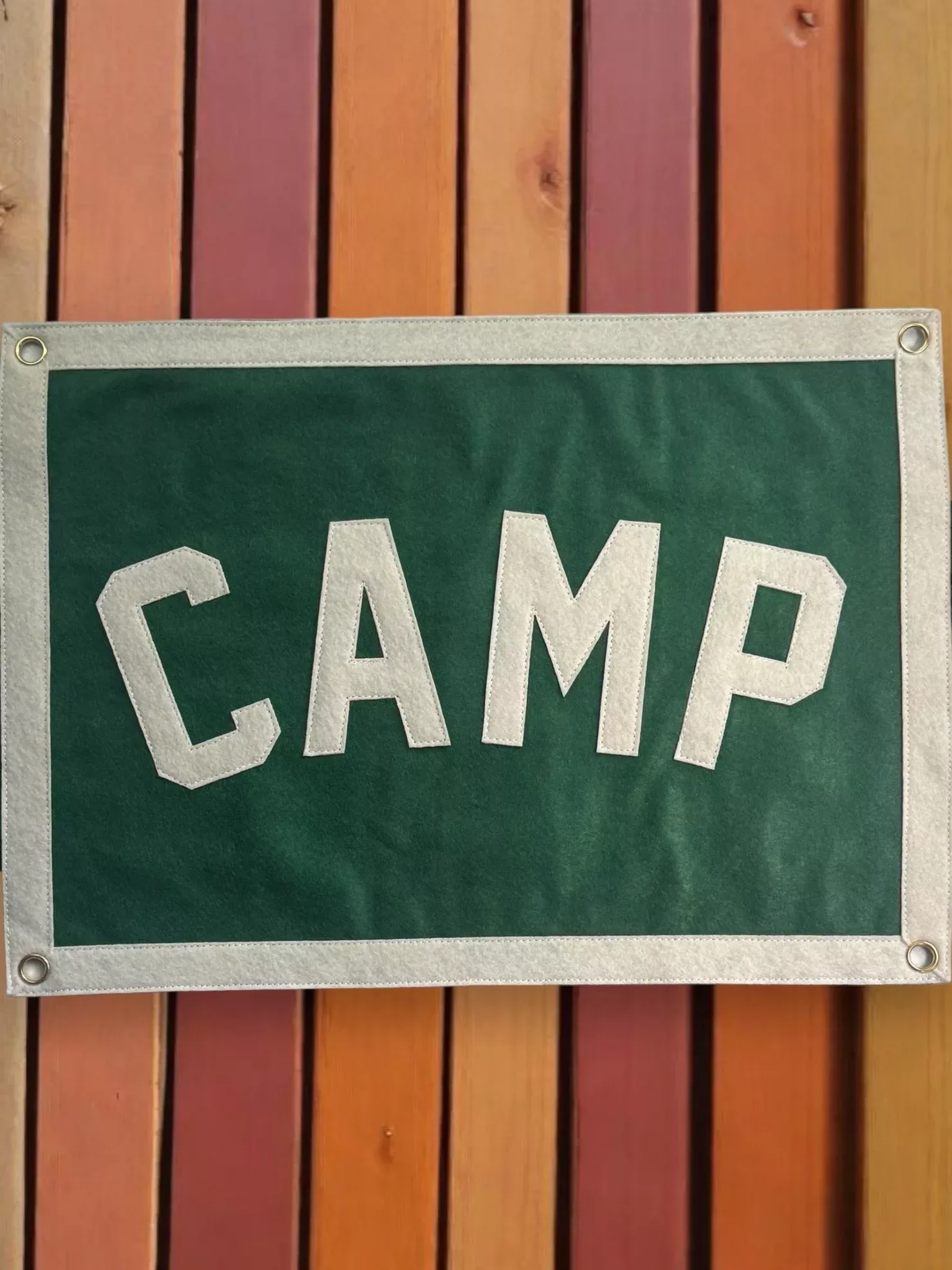 Wall Pennant Vintage-Inspired Camp