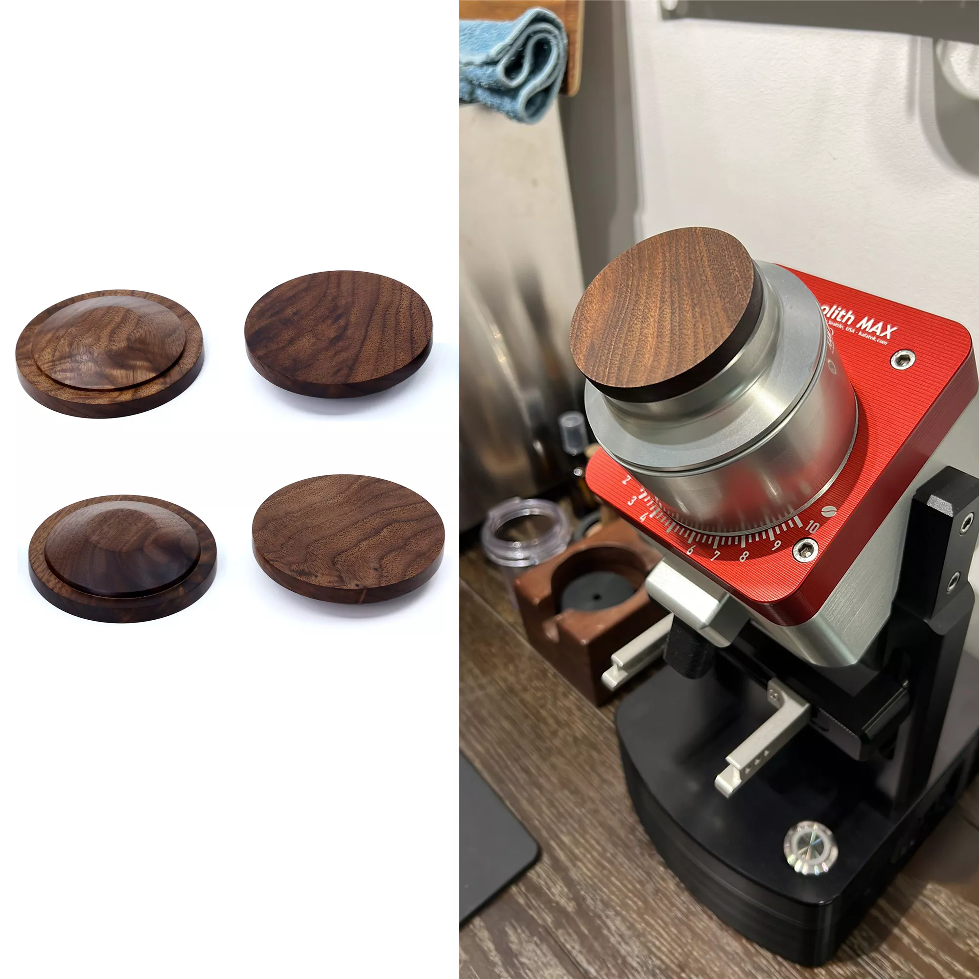 Walnut Wood Lid Cover for Kafatek Monolith MAX, MAX2, MC4, MC5
