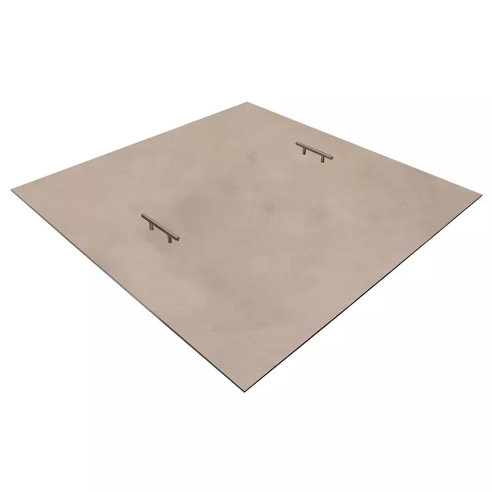 Warming Trends CSR Square 68-72-Inch Aluminum Fire Pit Cover (2-Handle) CSR6872