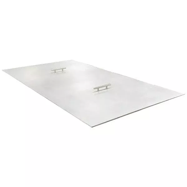 Warming Trends Rectangular 92-97.9 x 24-30-Inch Aluminum Fire Pit Cover (2-Handle) CRR9730