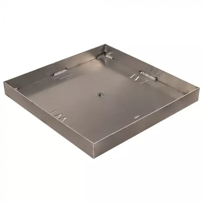 Warming Trends Square 24-inch Aluminum Fire Pit Burner Pan ALPAN24S