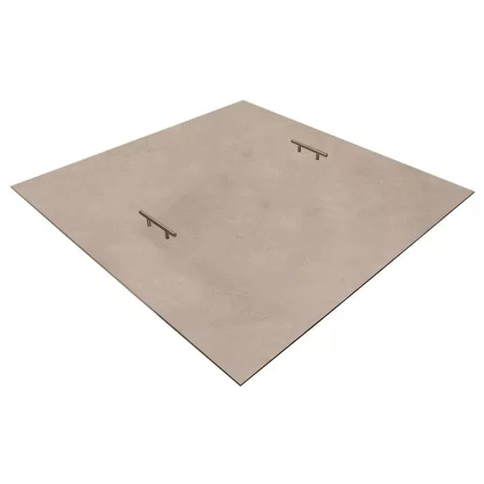 Warming Trends Square Aluminum 50-Inch Fire Pit Cover FPC50S