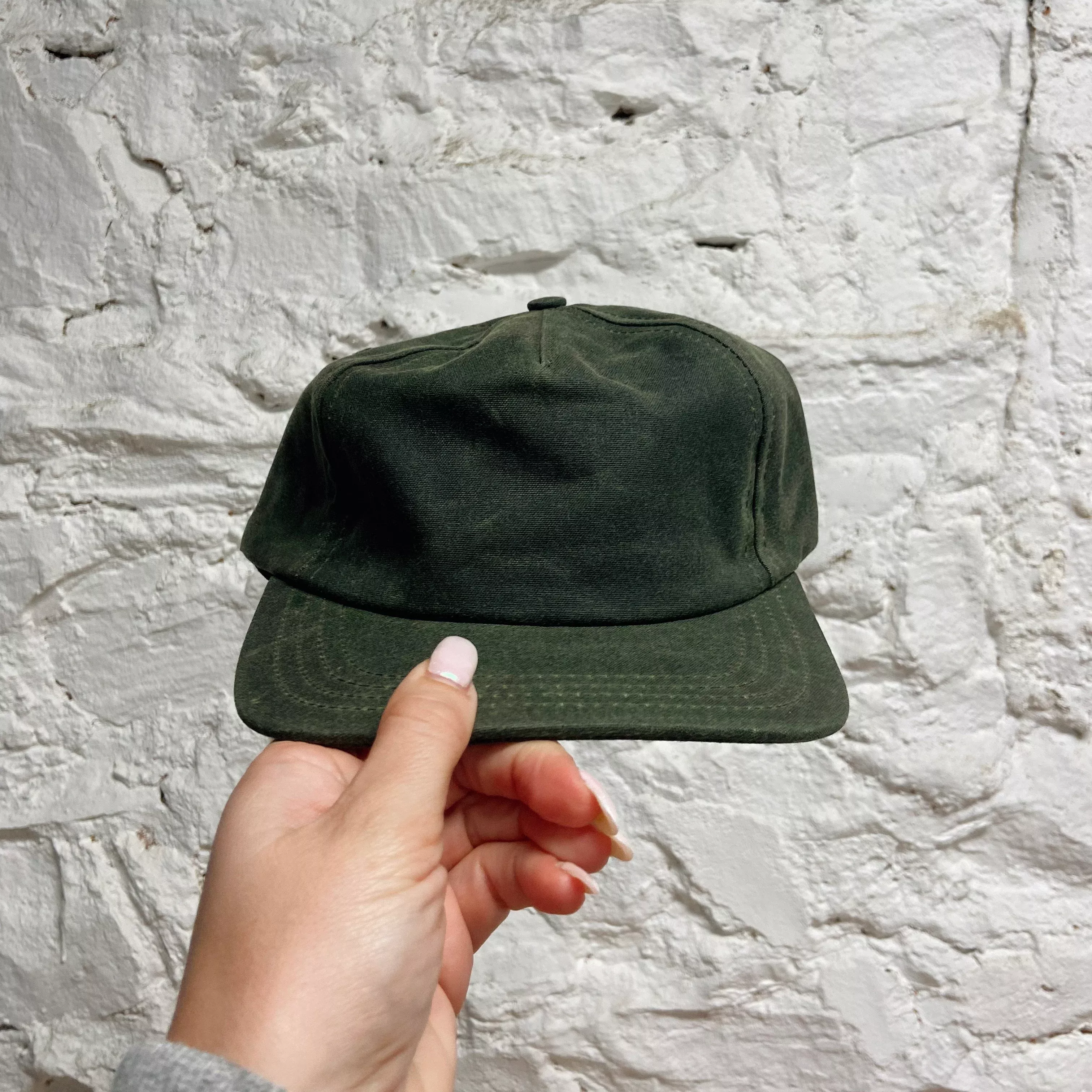 Waxed Canvas Basic Camper Hat - Forest
