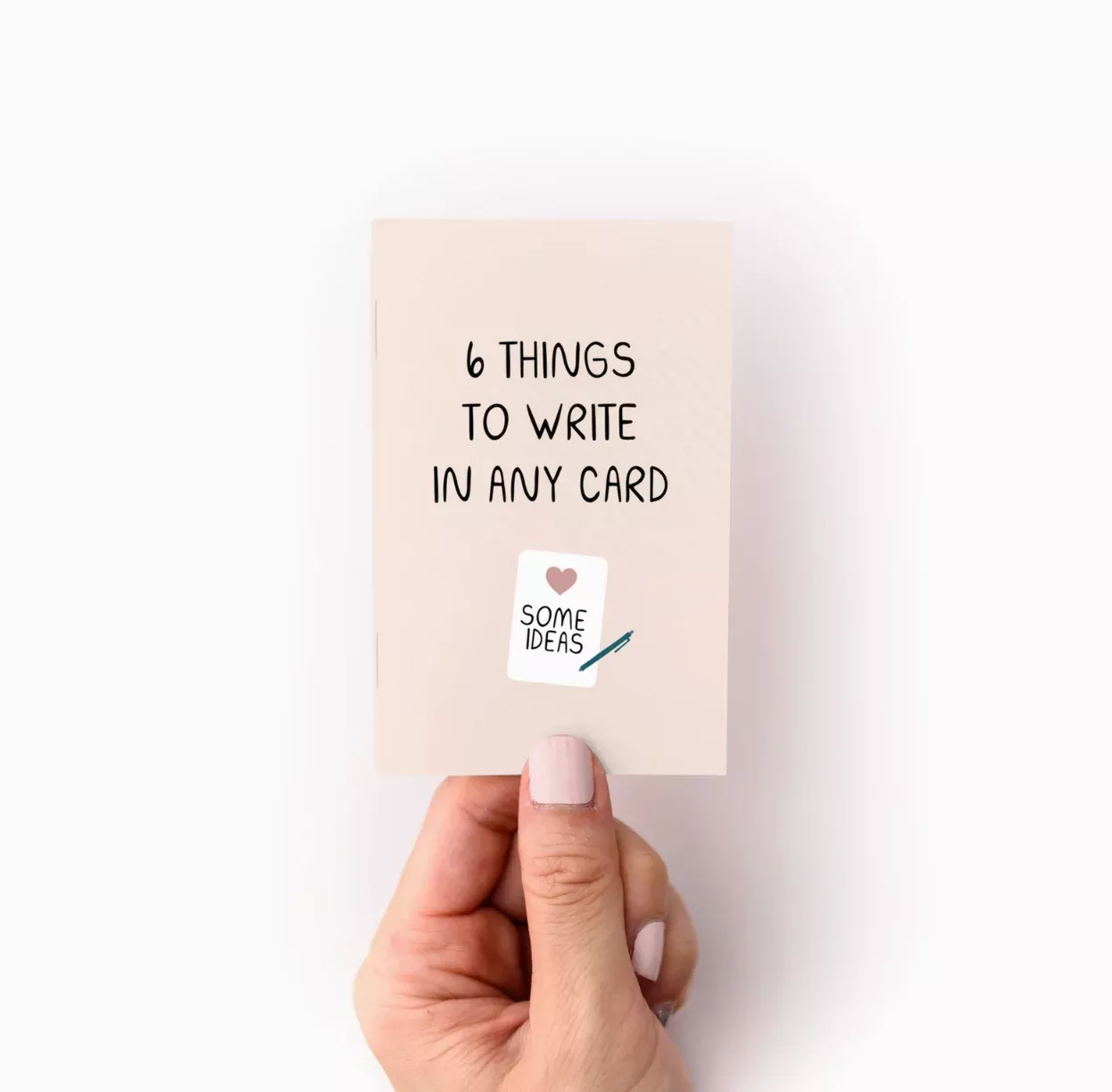 What To Write In Any Card Zine