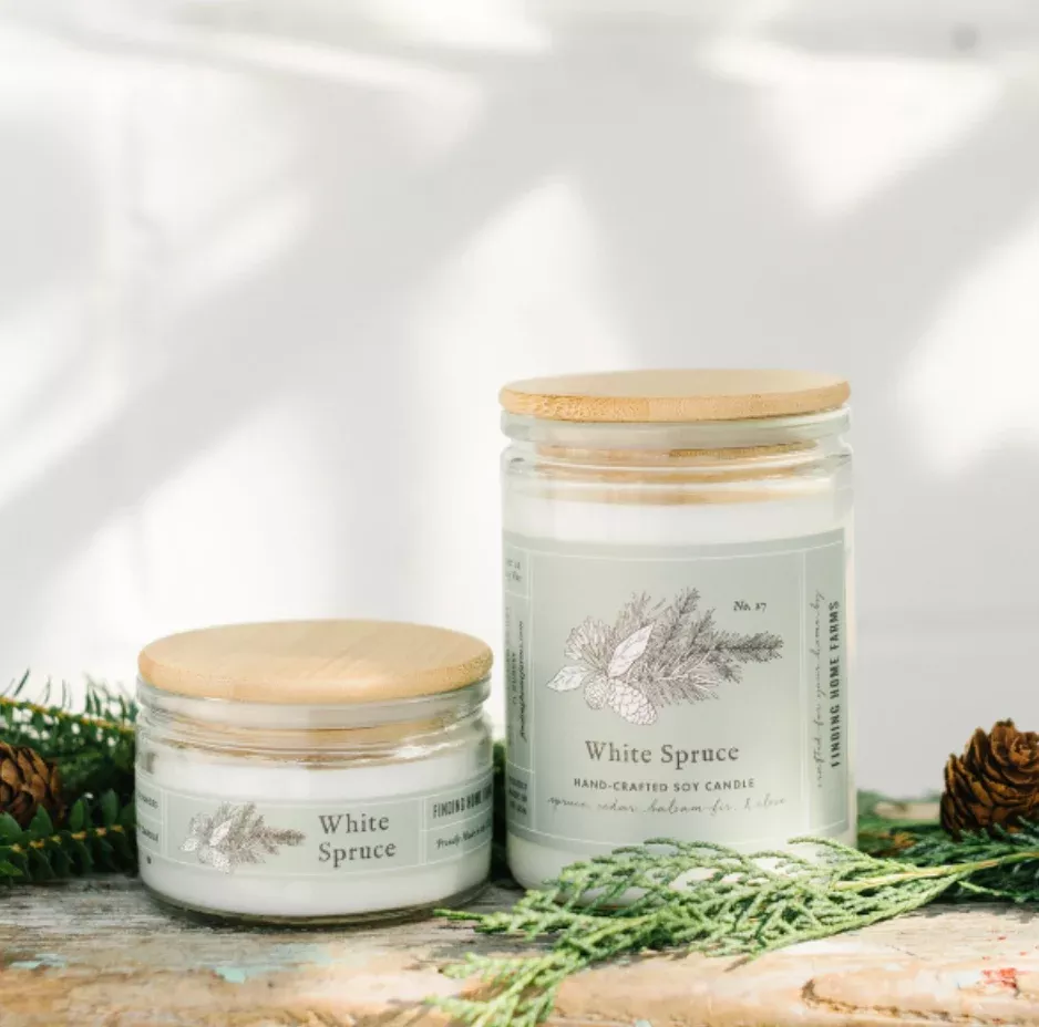 White Spruce Candle