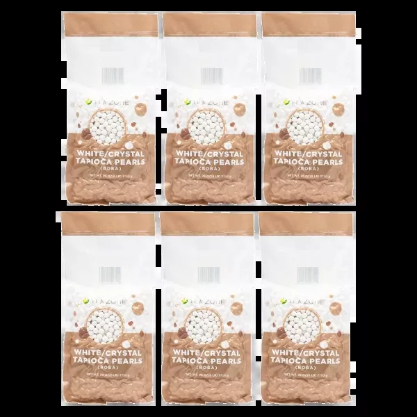 White Tapioca Pearls (Boba)- Case of 6 bags