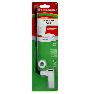 White Toilet Tank Lever
