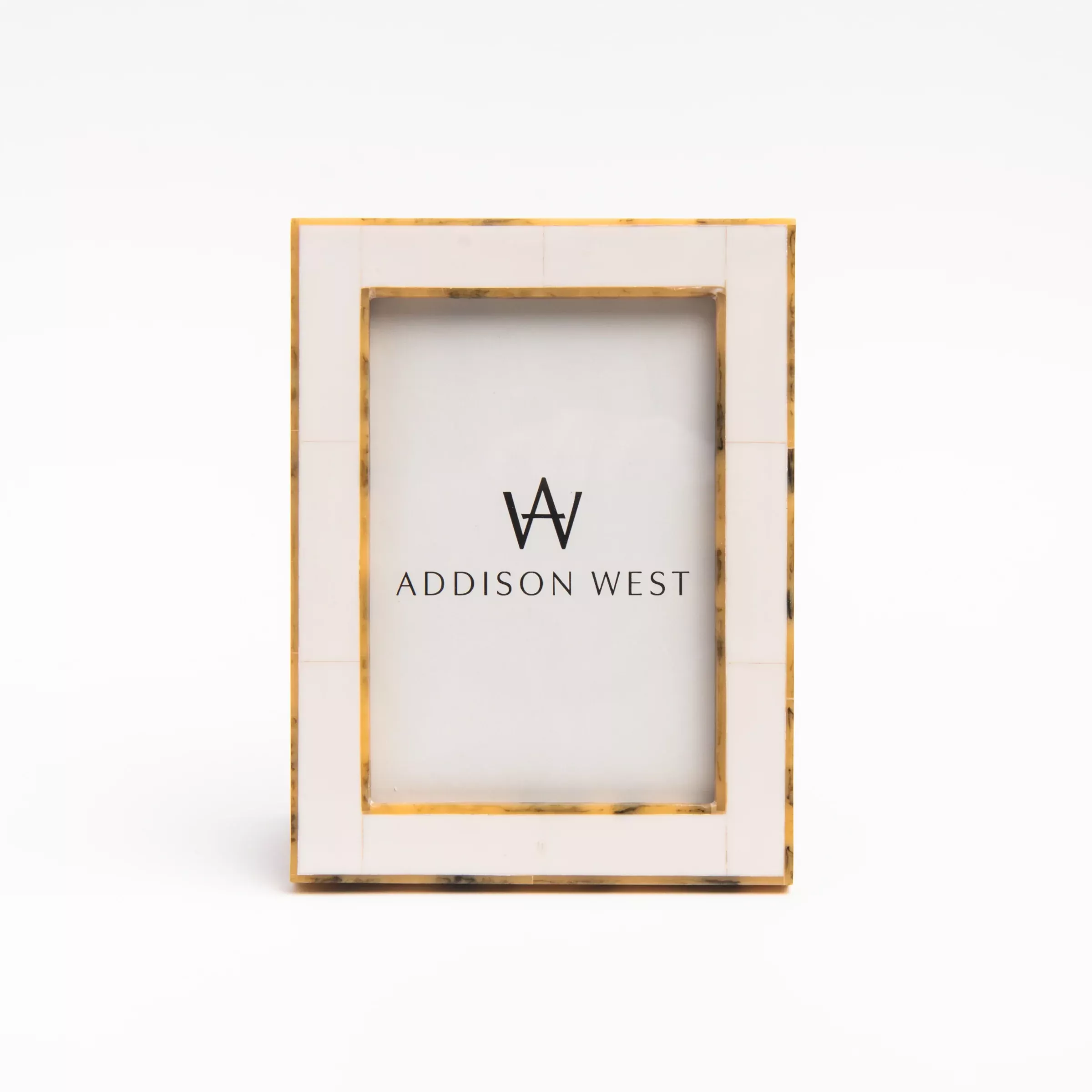 White Tortoise Border Picture Frame