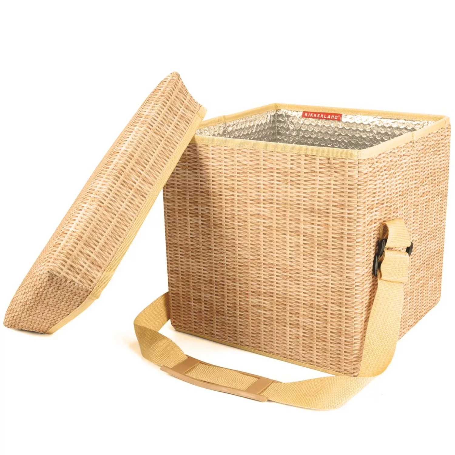 Wicker Picnic Cooler Seat