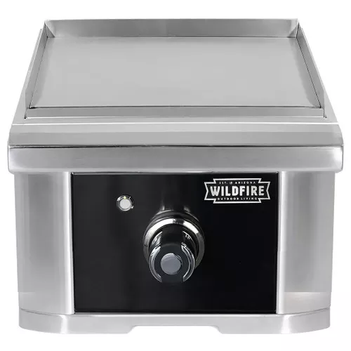 Wildfire Ranch Pro 15-Inch Black Stainless Steel Side Griddle