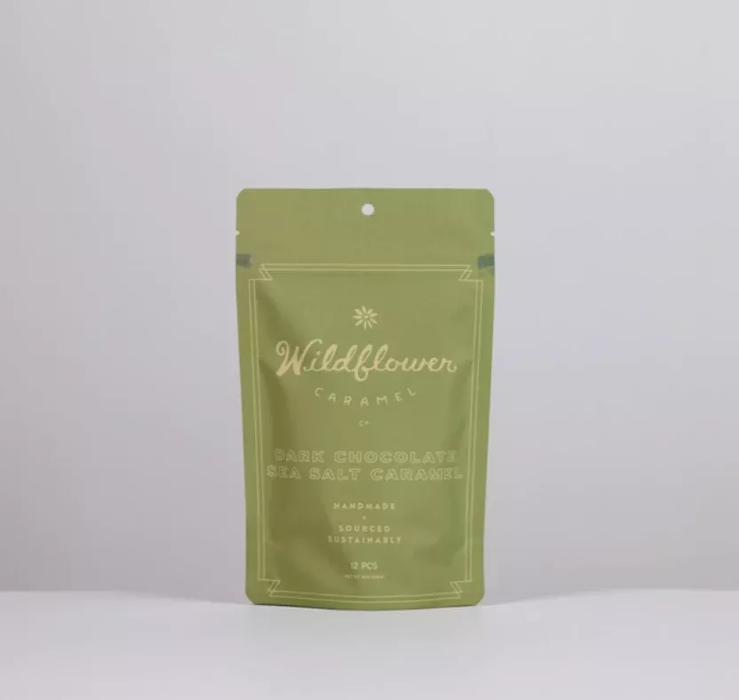 Wildflower Caramel Bag - Dark Chocolate Sea Salt